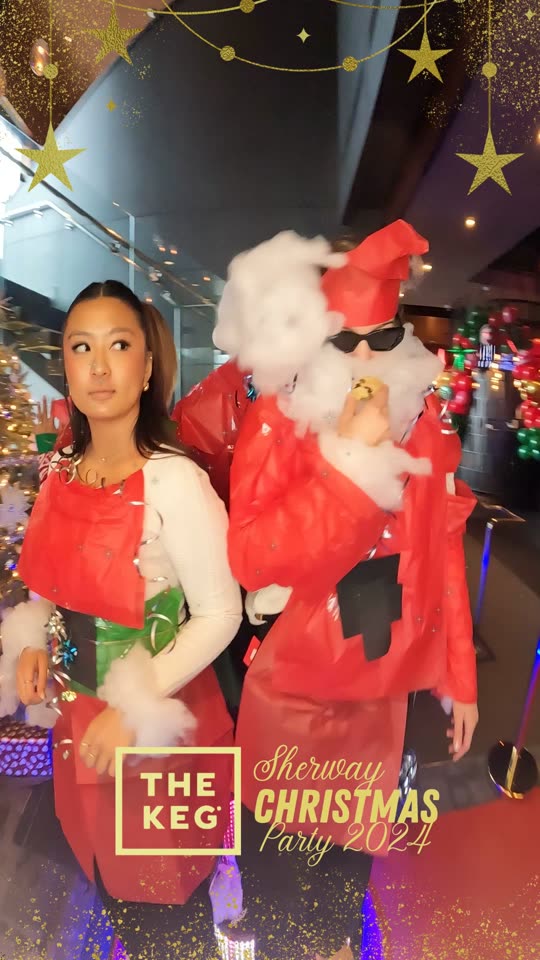Corporate Christmas party 360 booth